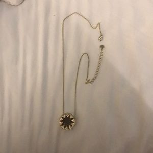 Light brown sunburst necklace